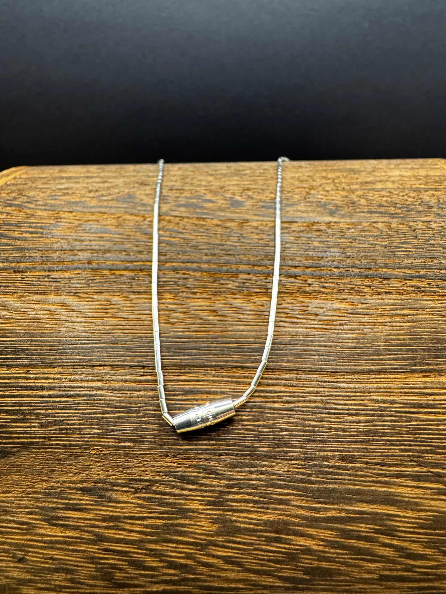 Horseshoe Liquid Sterling Silver Necklace