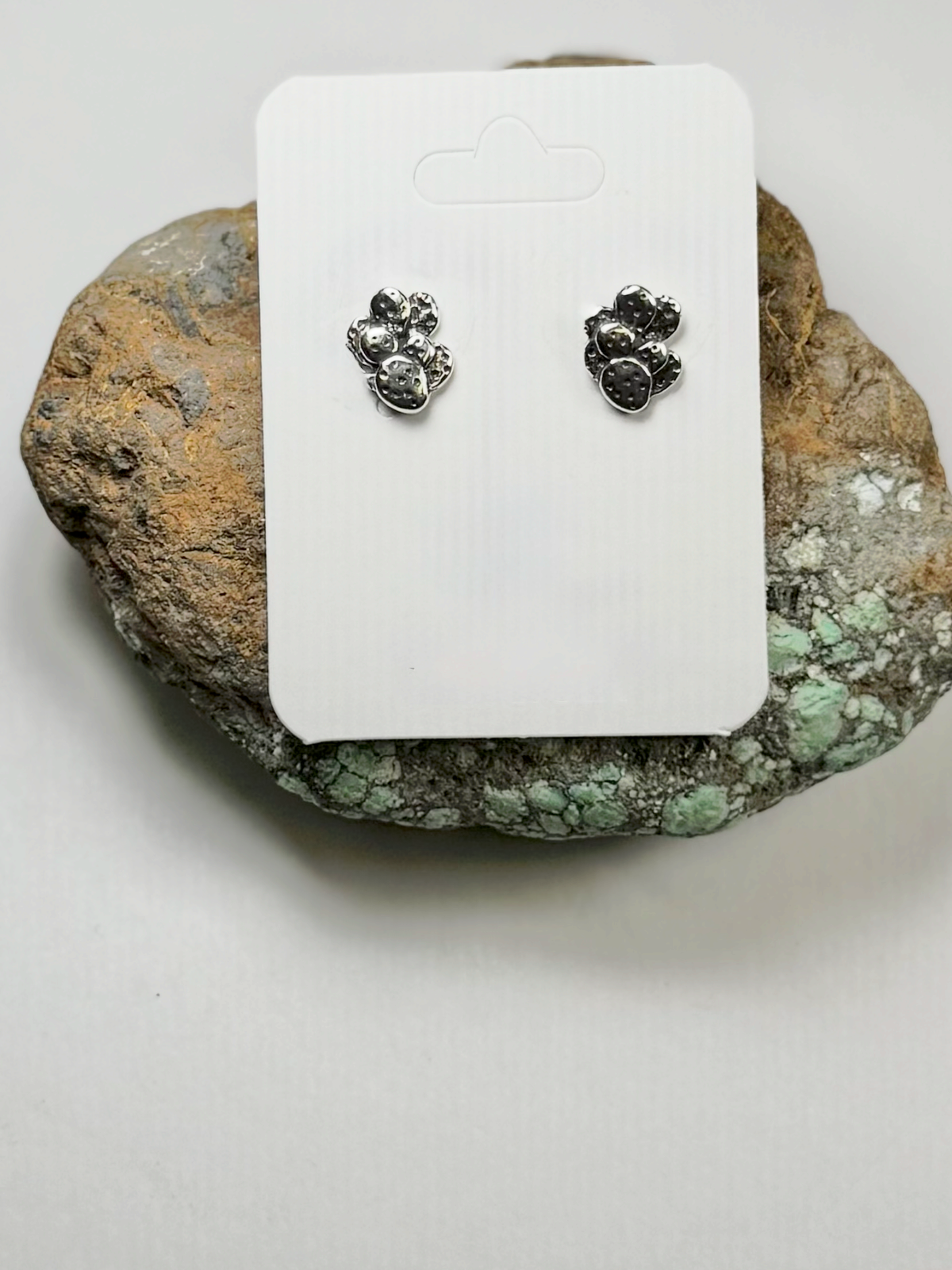 Cactus Post Earrings - Sterling Silver