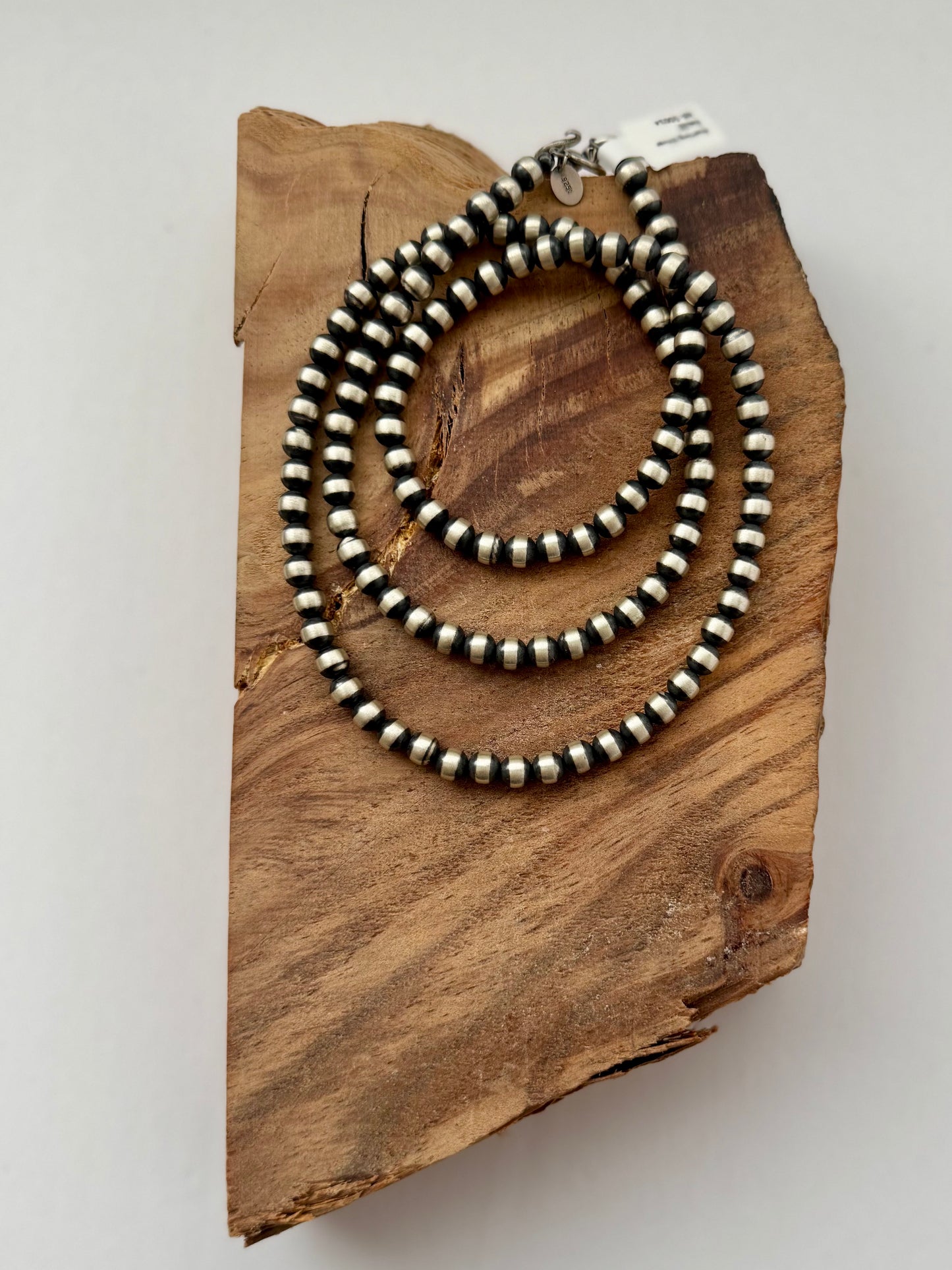Sterling Pearls -6MM - Length 28"