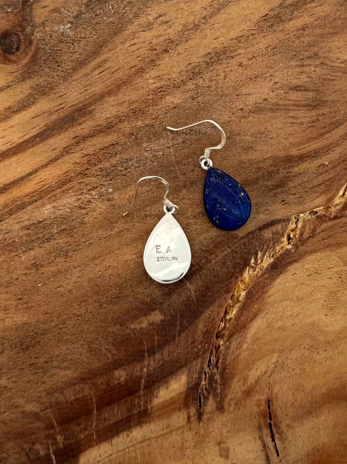Lapis Lazuli Drop Dangle Earrings -Artist EA
