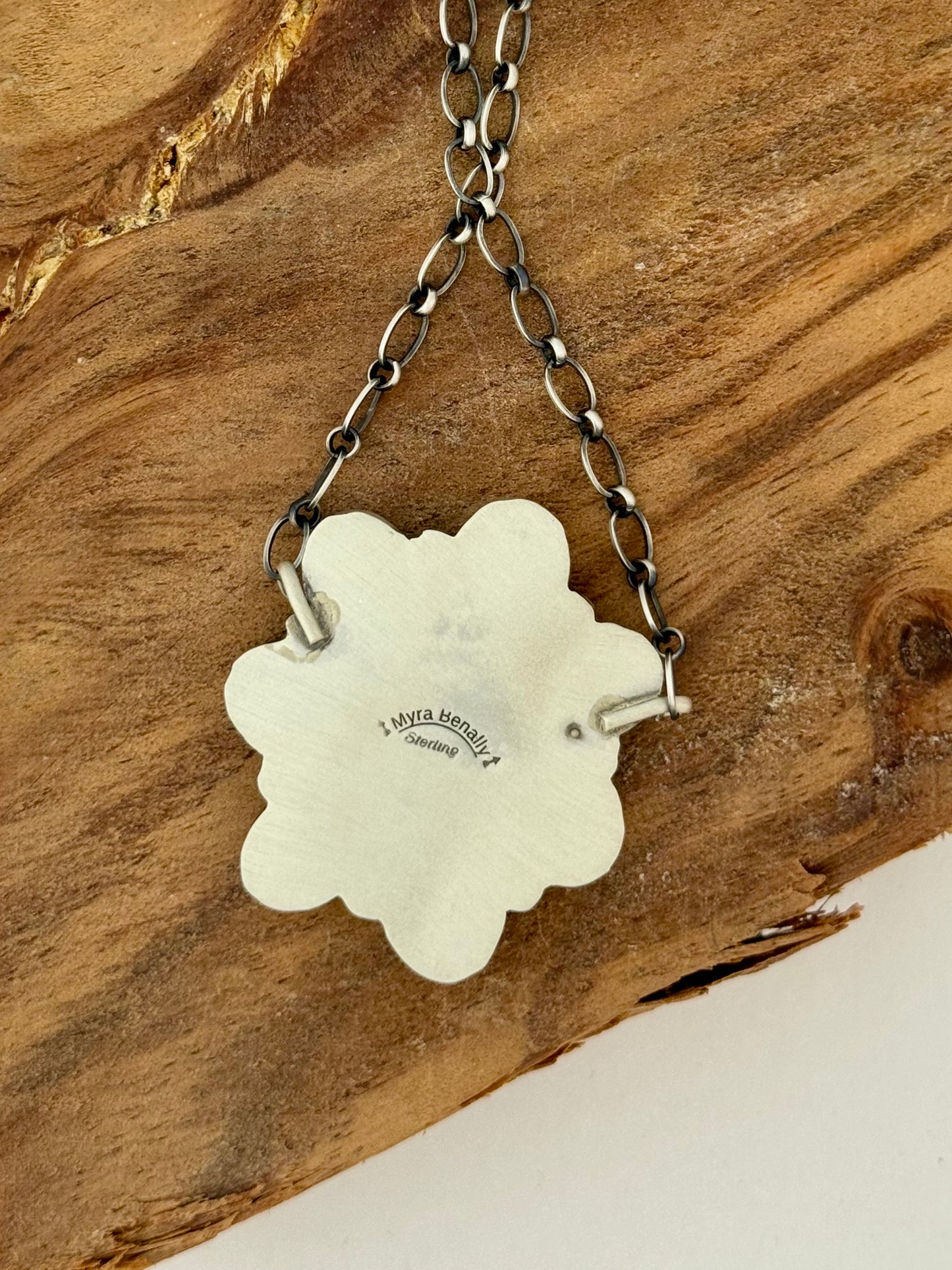 New Lander Cluster Chain Necklace -Artist- Myra Benally - Length 18"