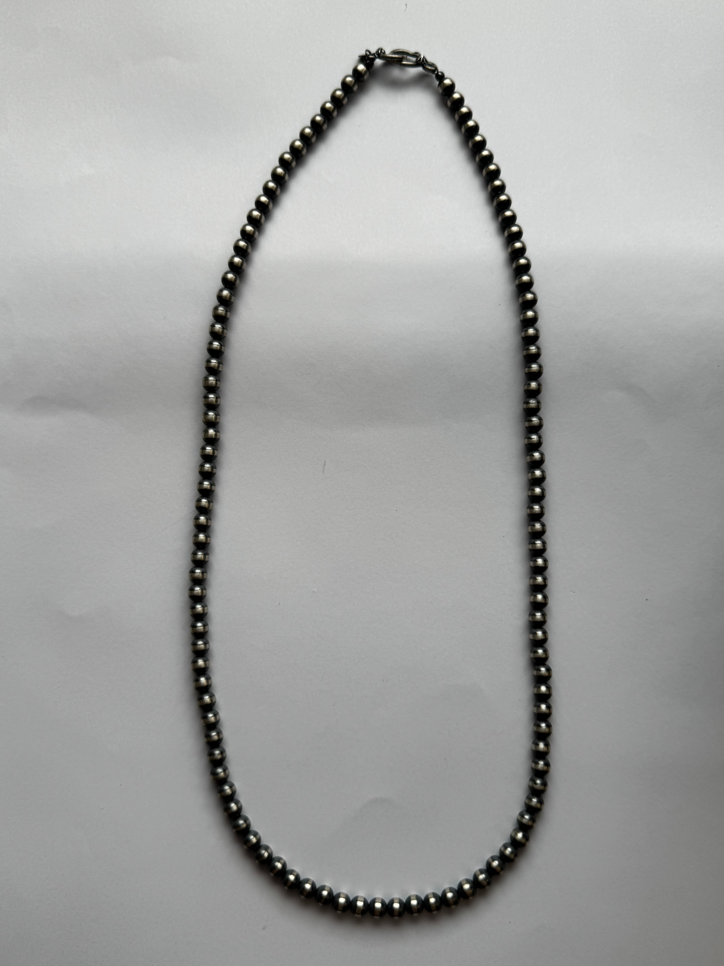 Sterling Pearls - Sterling Silver Necklace - 6MM - 26" Length