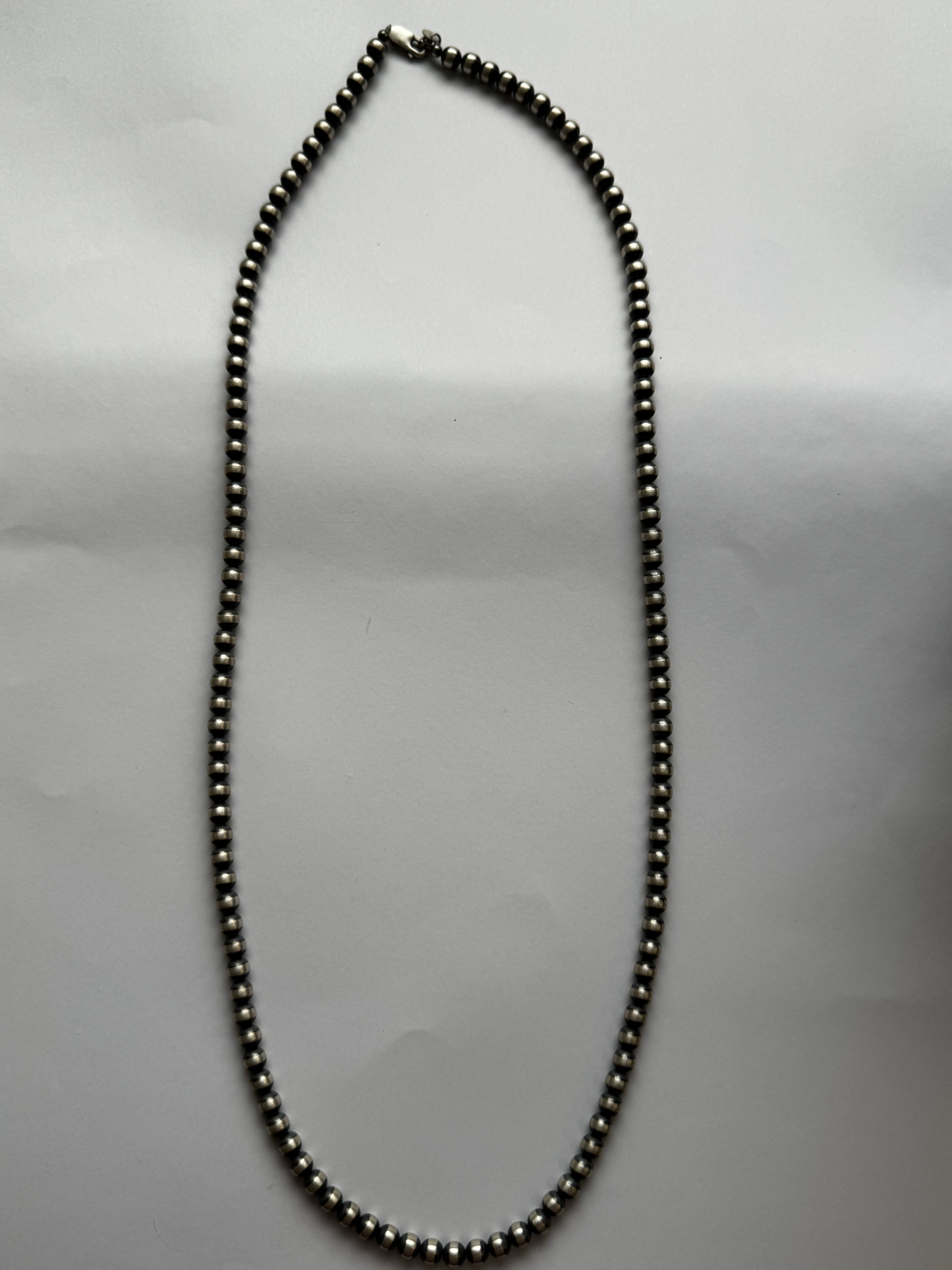 Sterling Pearls - Sterling Silver Necklace - 6MM - 30" Length