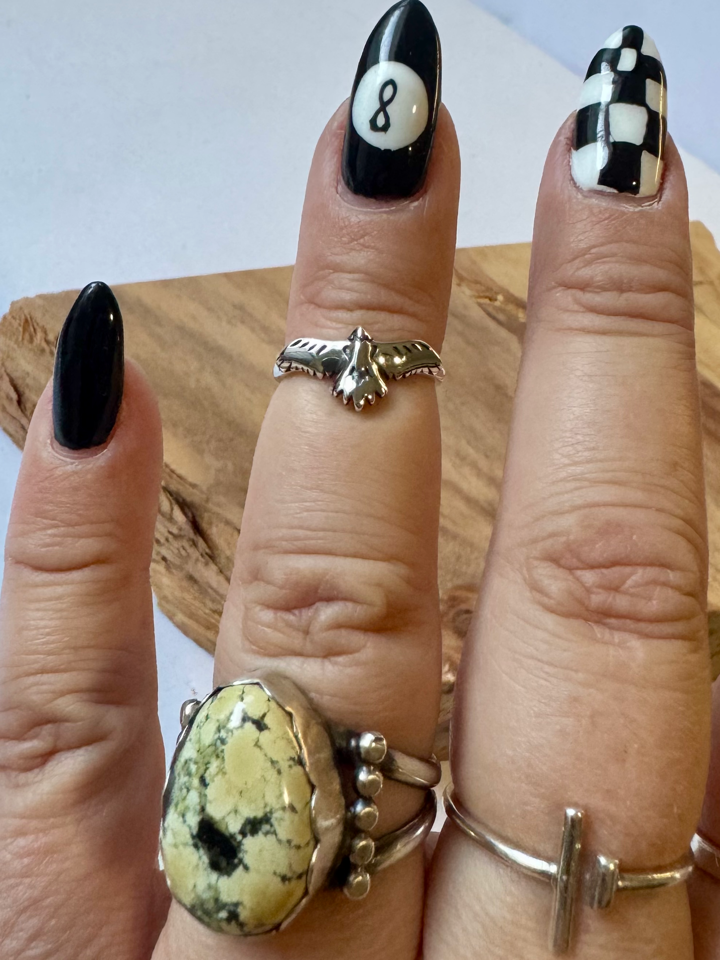 Bird Toe Ring - Sterling Silver
