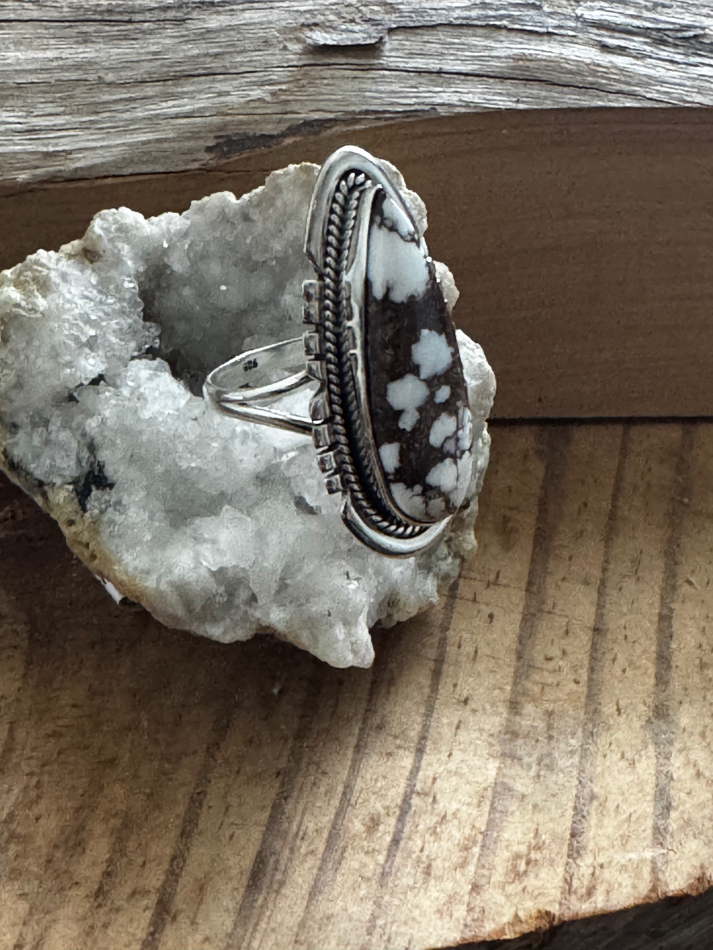 Ring - Wild Horse Jasper - Sterling Silver - Size 10