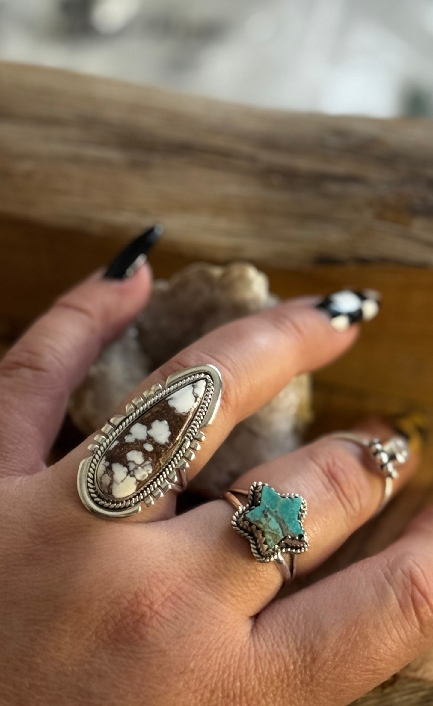 Ring - Wild Horse Jasper - Sterling Silver - Size 10