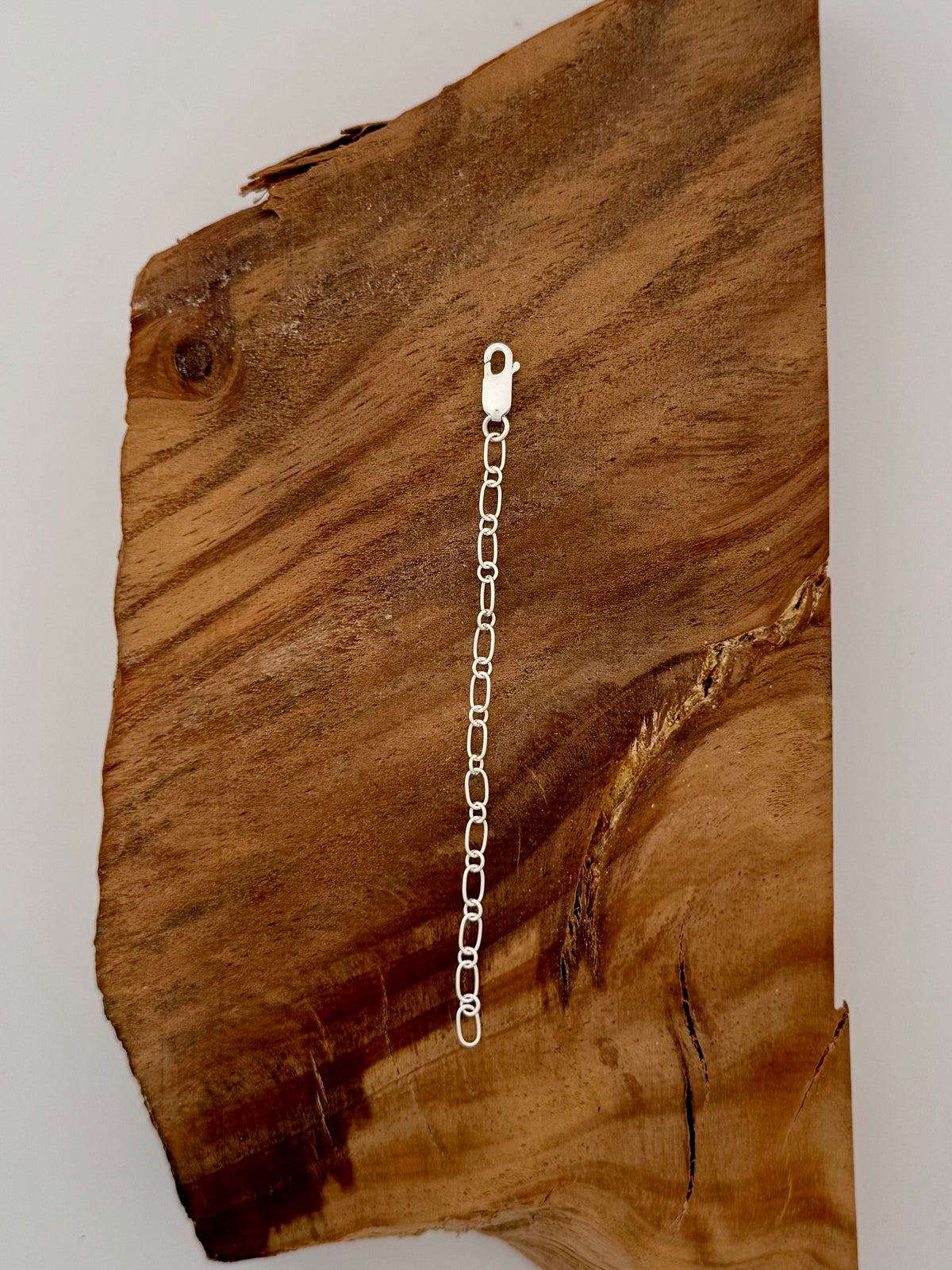 High Shine Extender Sterling Silver Chain - Length 4"