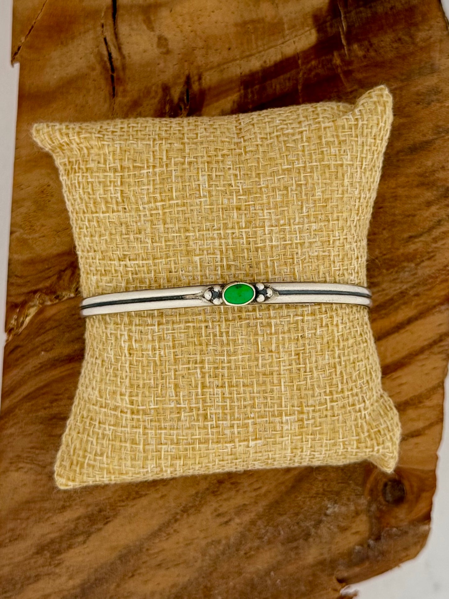 Don Lucas Carico Turquoise Cuff Bracelet - Size 6.5" w/opening - Native Handmade