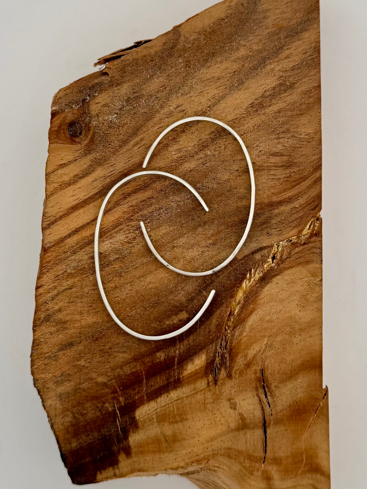 Elaine Tahe Cuff Sterling Silver Bracelet- Mountain Stamp-Native Handmade-Length Size 6" with opening but is Adjustable