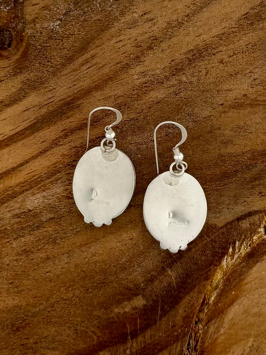 New Lander Variscite Dangle Earrings by Calvin Desson
