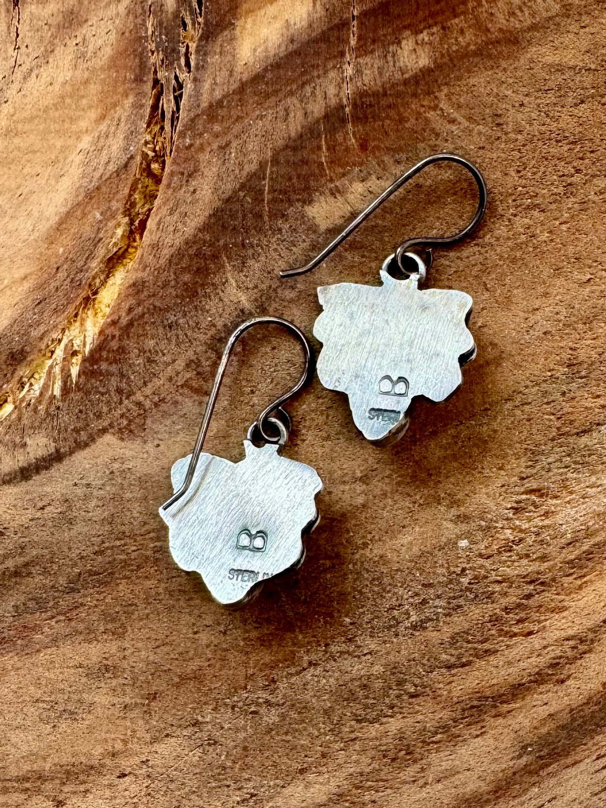 Sleeping Beauty Turquoise Dangle Earrings by Lydia Begay