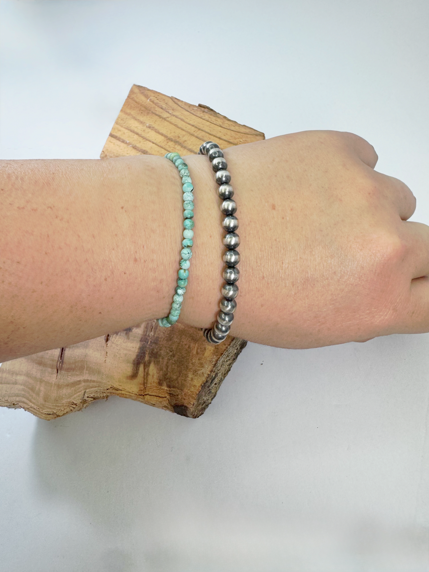 Sterling Pearl Bracelet - 6MM - Sterling Silver