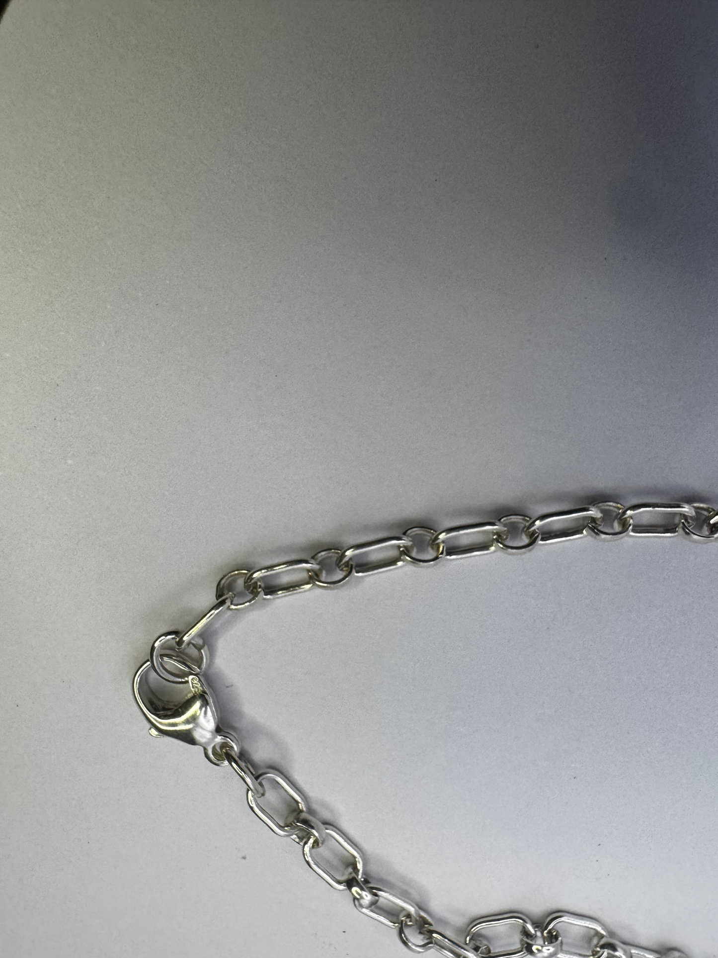Thick Oval Chain Link - Sterling Silver - 19" Length