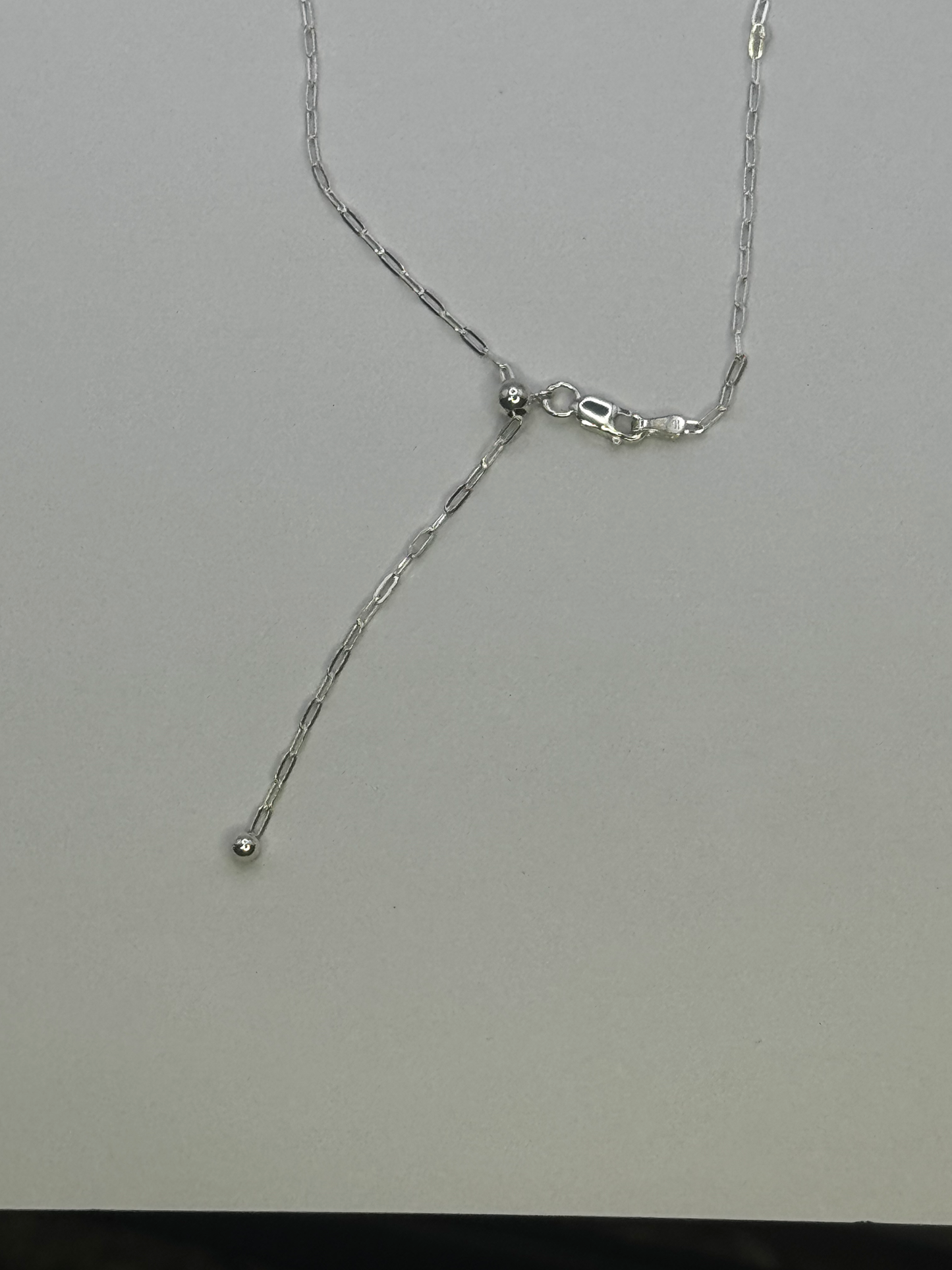 Thick Link Chain - Sterling Silver - Adjustable Length Up to 24"