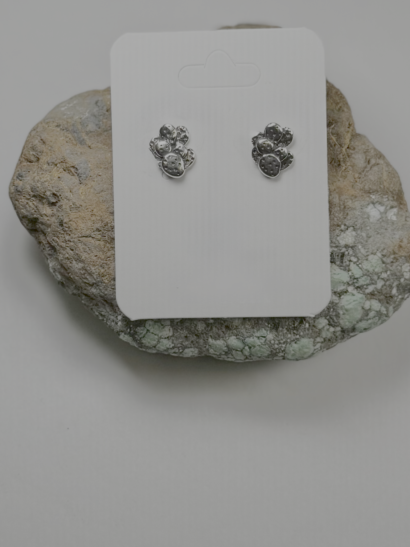 Cactus Post Earrings - Sterling Silver