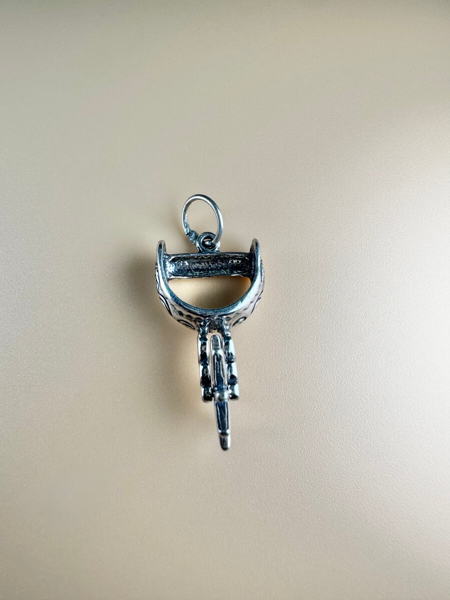 Spur Charm (Rotating Spur) - Sterling Silver