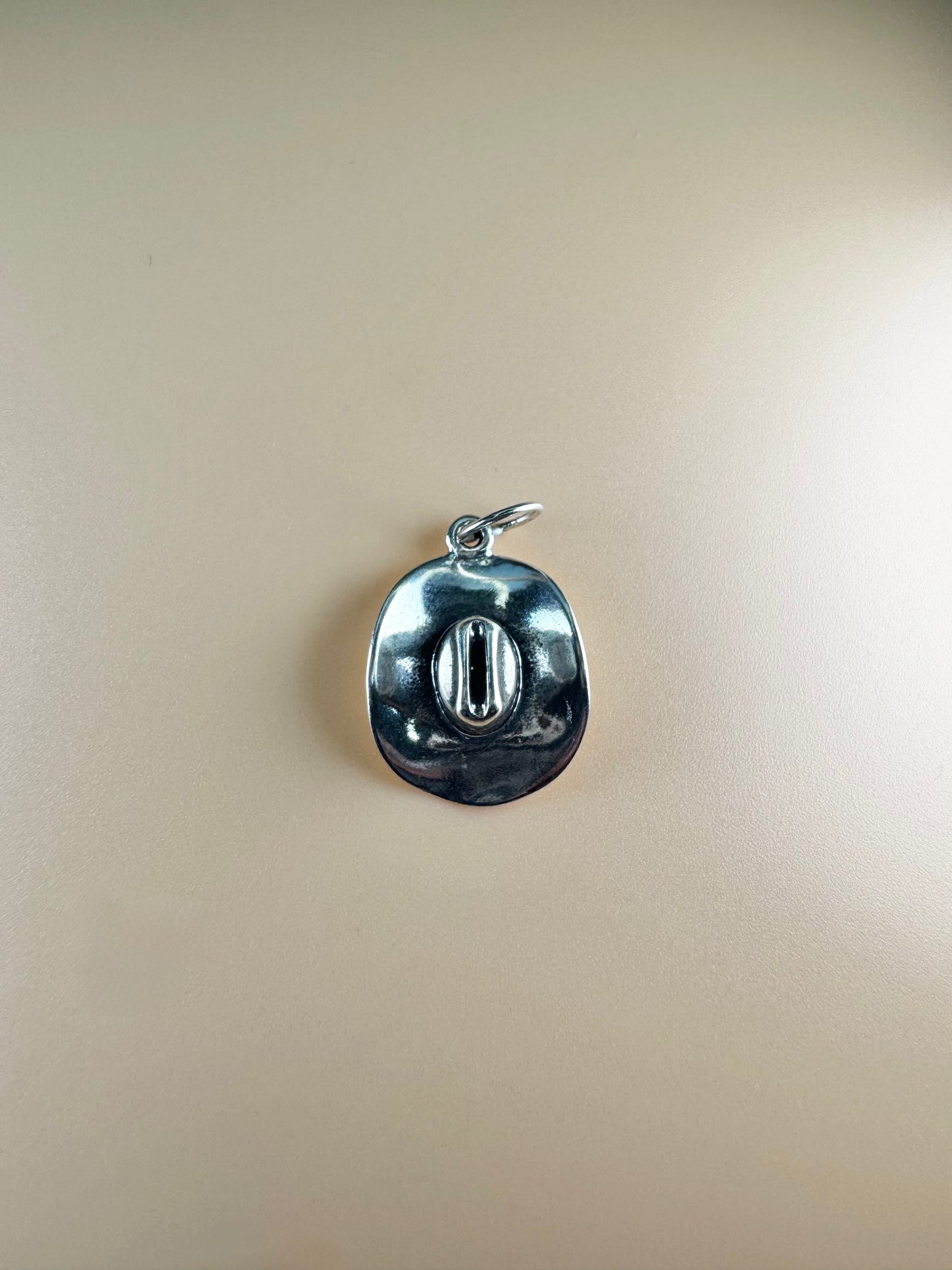 Cowboy Hat Charm -  Sterling Silver