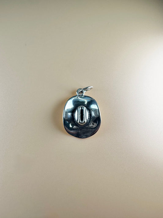 Cowboy Hat Charm -  Sterling Silver