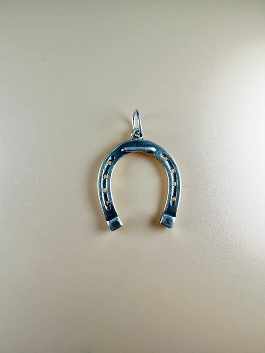 Horseshoe Charm - Sterling Silver