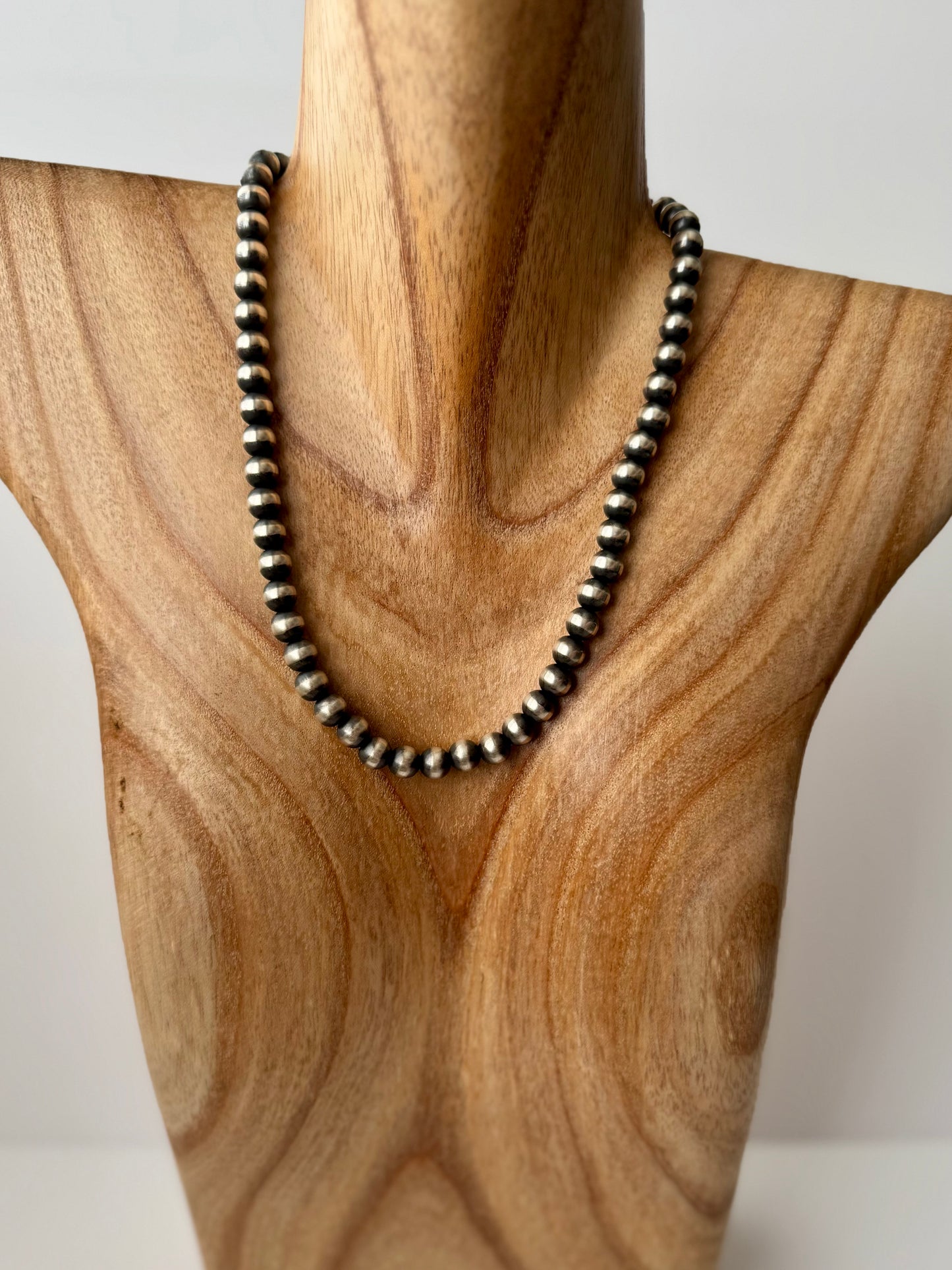 Sterling Pearls - Sterling Silver Necklace- 8MM - 18" Length