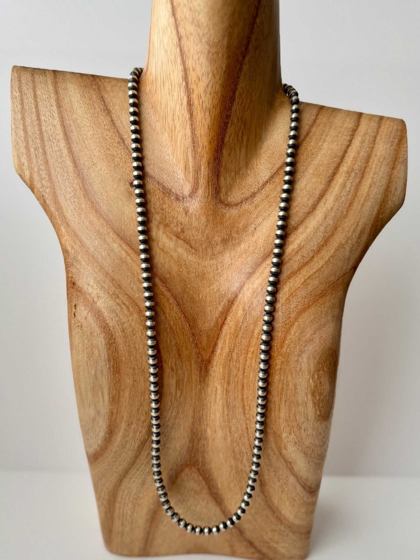 Sterling Pearls - Sterling Silver Necklace - 6MM - 30" Length