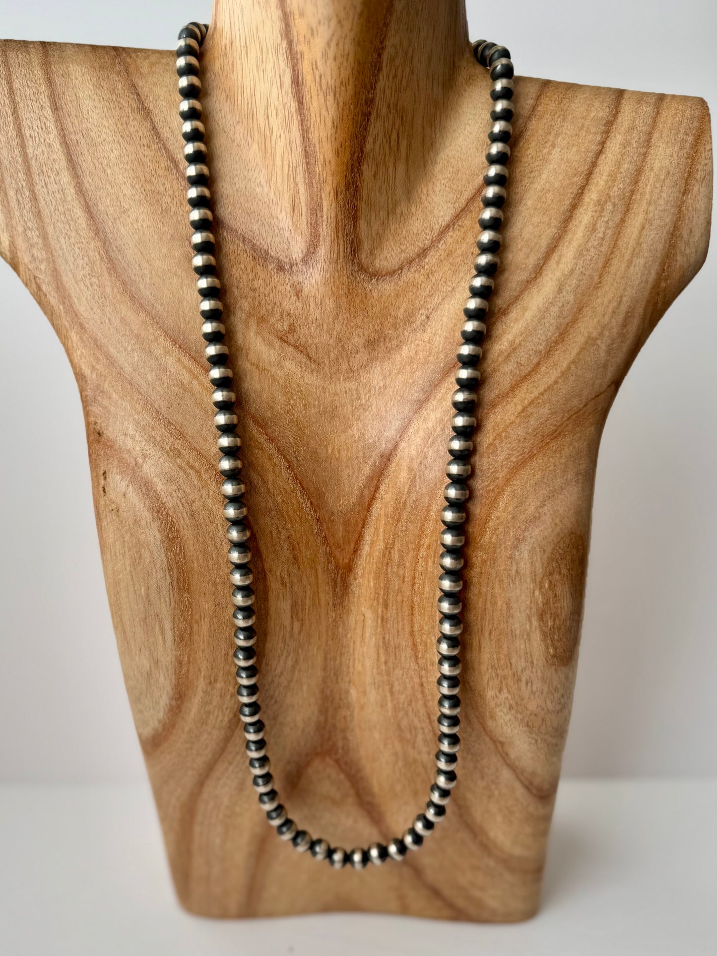 Sterling Pearls—Sterling Silver Necklace—8MM—30" Length