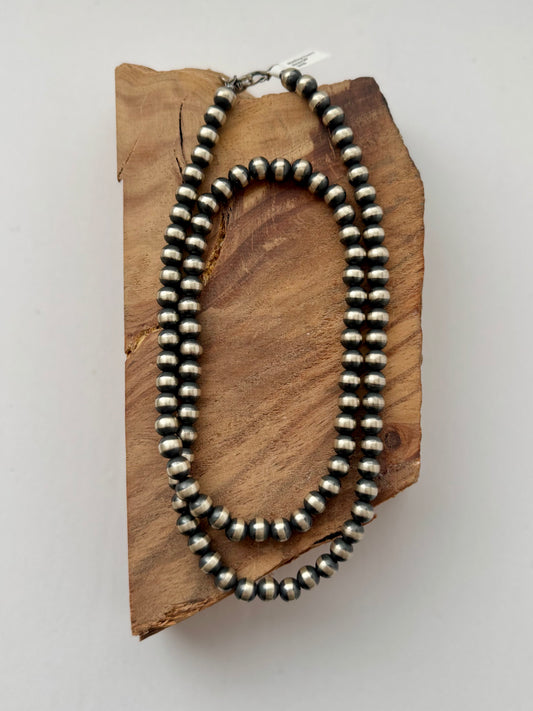 Sterling Pearls—Sterling Silver Necklace—8MM—30" Length
