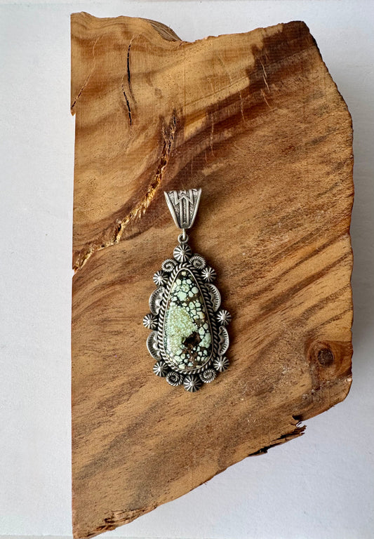 New Lander and Sterling Silver Pendant -Artist- R.Calladito