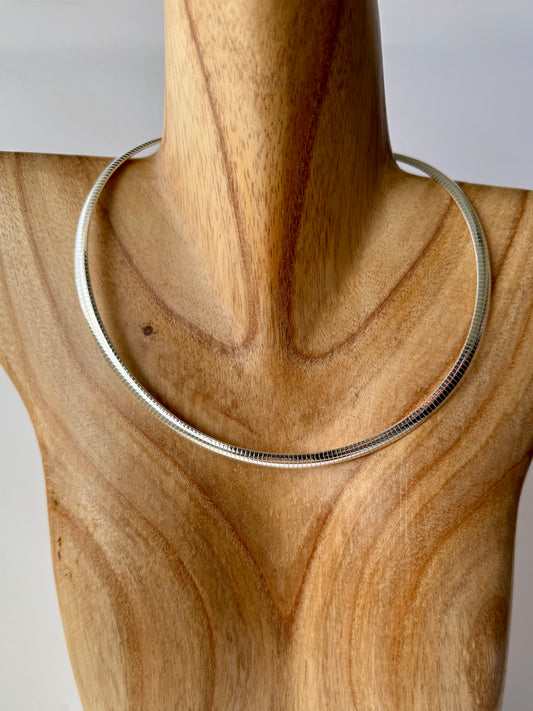 Omega Chain 6mm - Sterling Silver - 18"