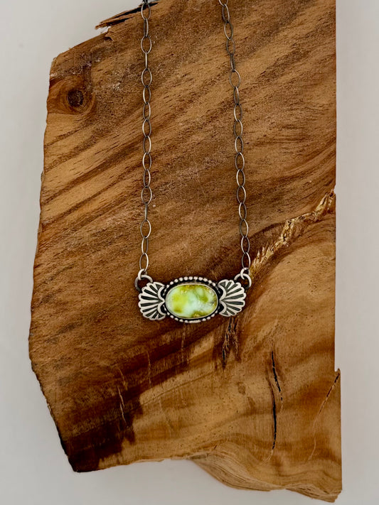 Palomino necklace - Sterling Silver - Native Handmade - Dan Henio (artist)