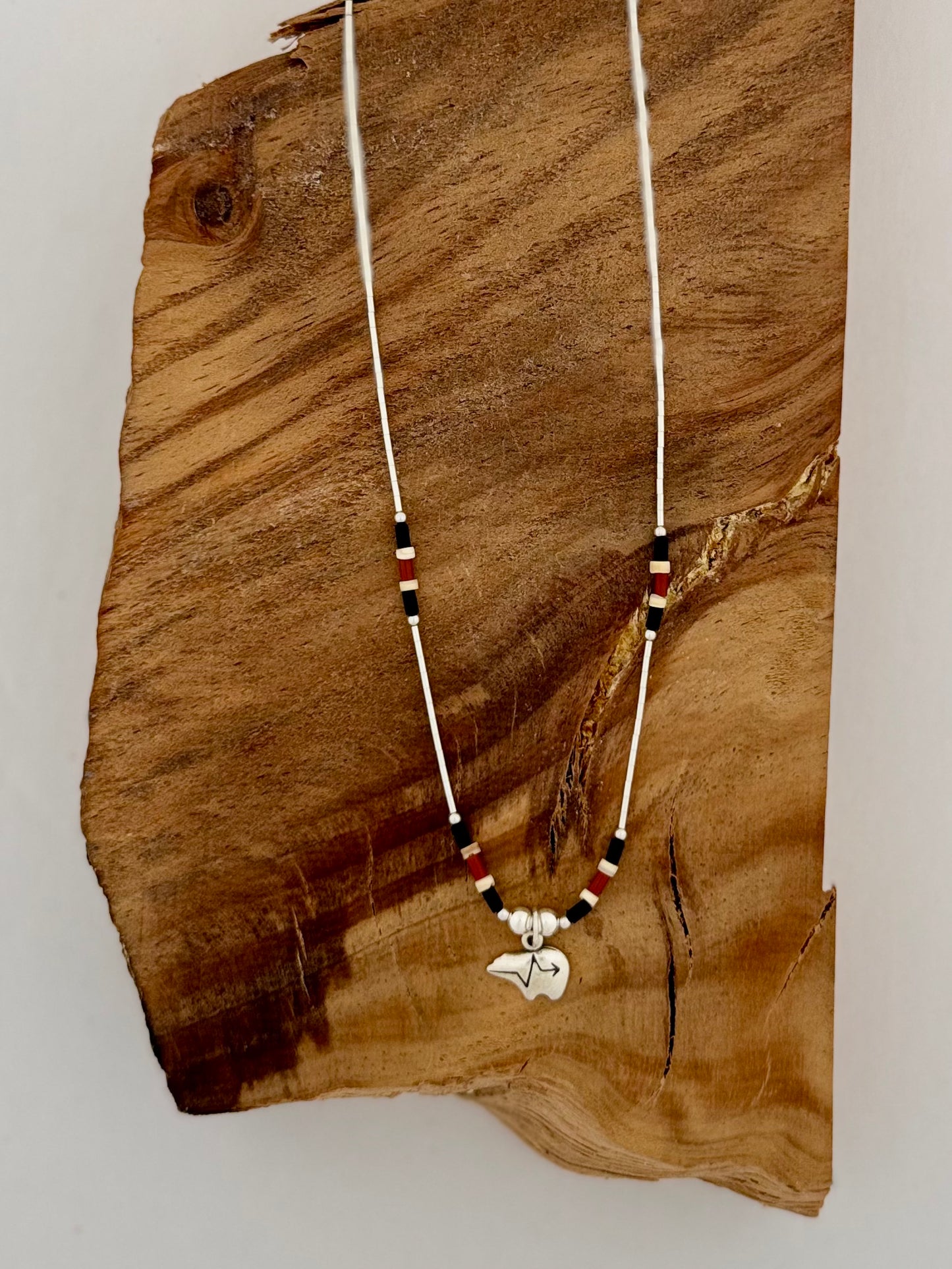 Bear Liquid Silver - Multi Color Beads - Sterling Silver
