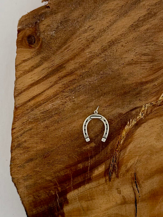 Horseshoe Charm - Sterling Silver