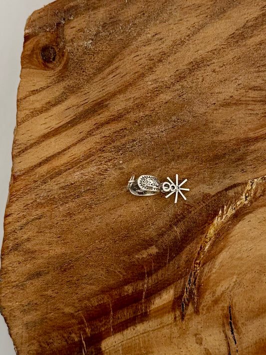 Spur Charm (Rotating Spur) - Sterling Silver