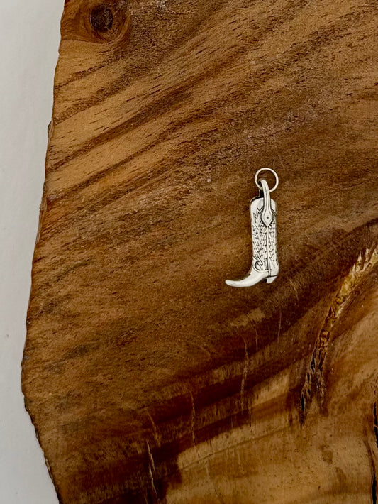 Boot Charm - Sterling Silver