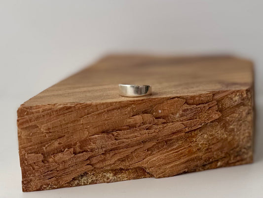 Toe Ring Squared Edge - Sterling Silver - Size Adjustable