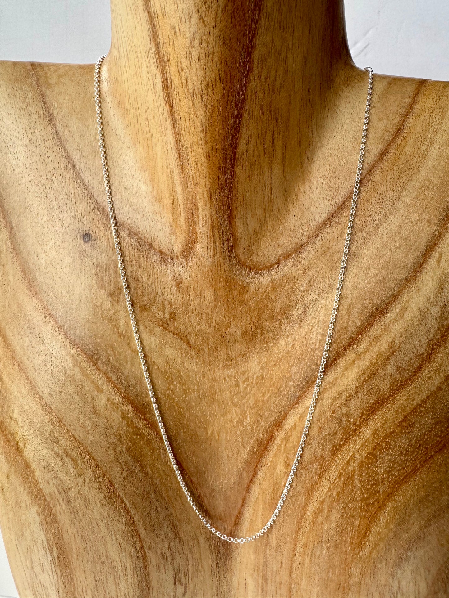 Sterling Silver Rolo Chain -Length 20"