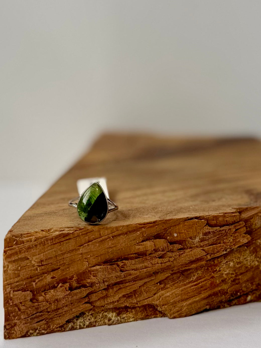 Rosarita Teardrop Ring - Sterling Silver - Size 7