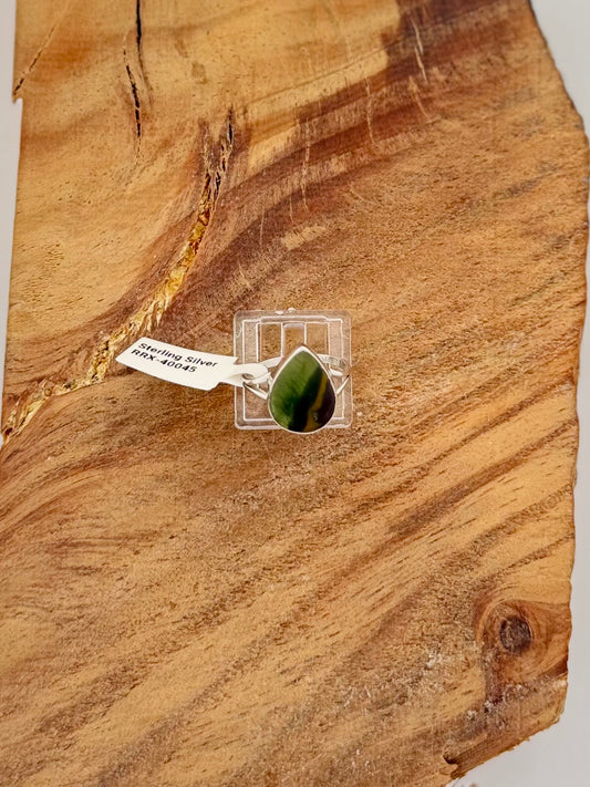 Rosarita Teardrop Ring - Sterling Silver - Size 7