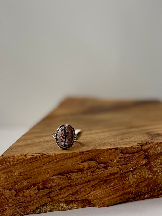 Sonoran Dendrite Ring - Sterling Silver - Size 6