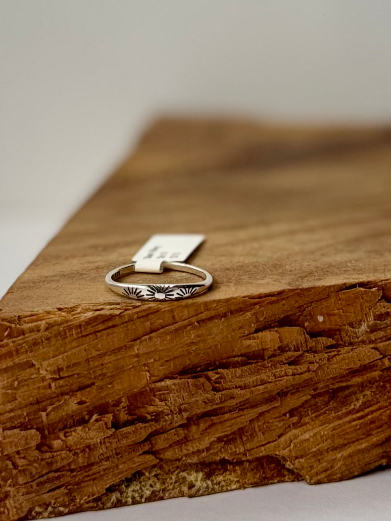 Sun Plain Ring - Sterling Silver