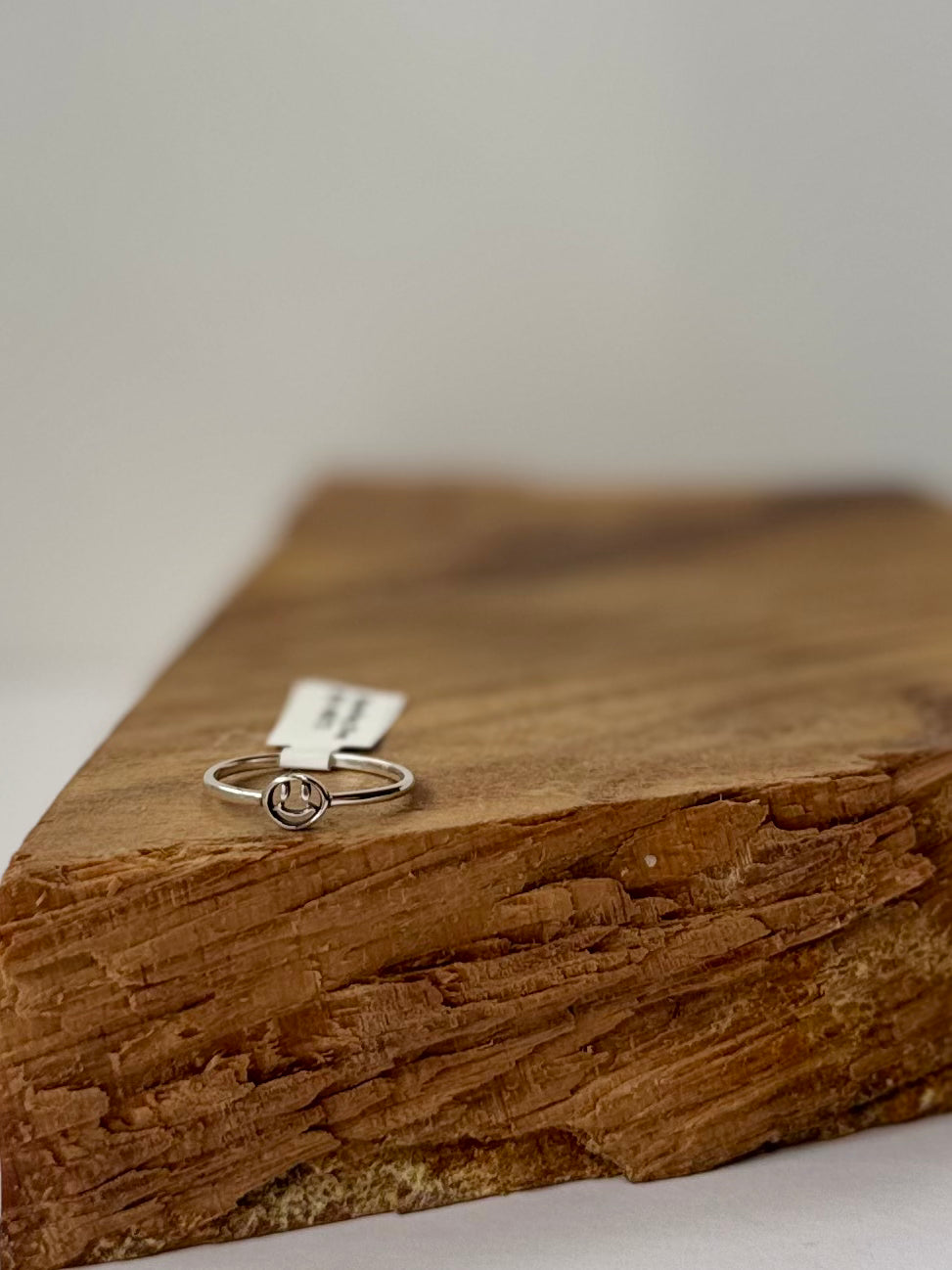 Sterling Silver Happy Face Ring