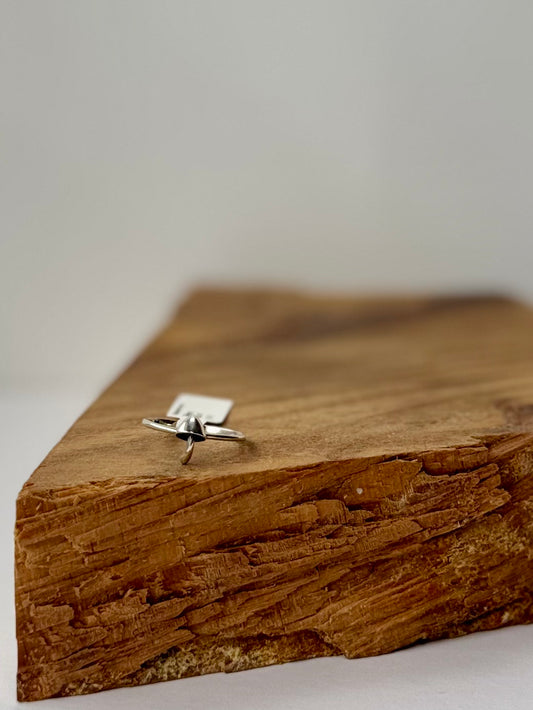 Sterling Silver Mushroom Ring