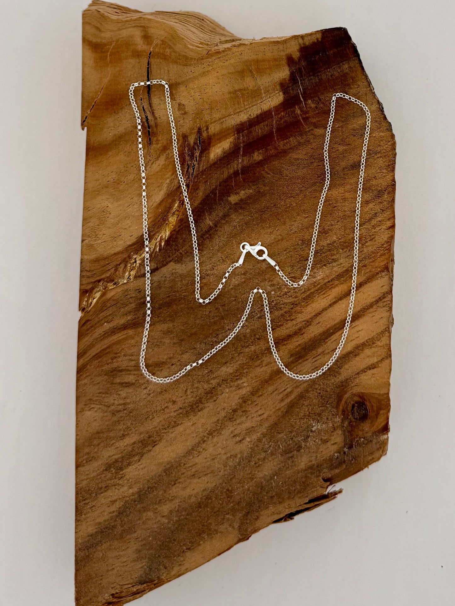 Sterling Silver Rolo Chain -Length 20"