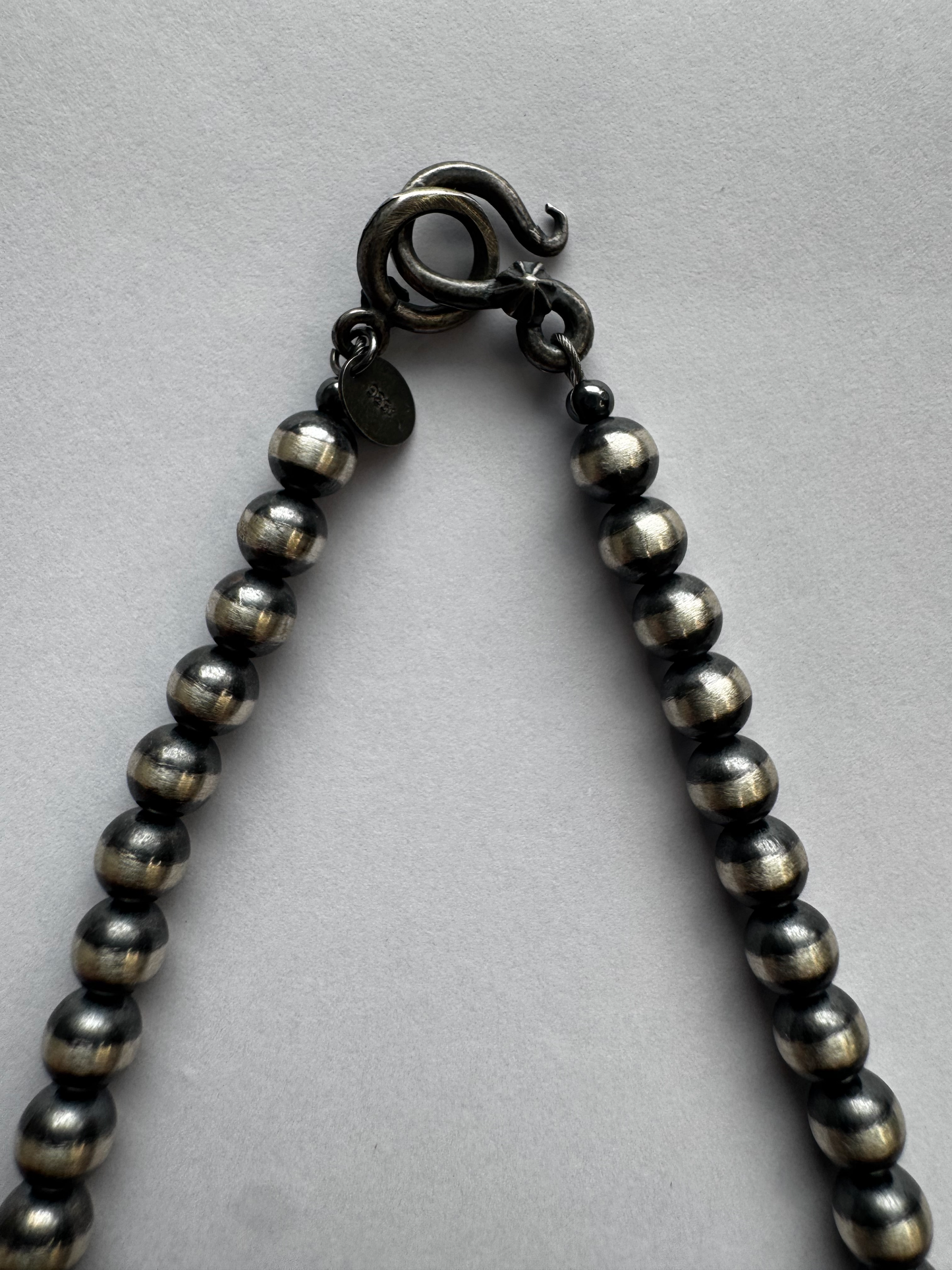 Sterling Pearls Necklace - Sterling Silver - 6MM - 18" Length