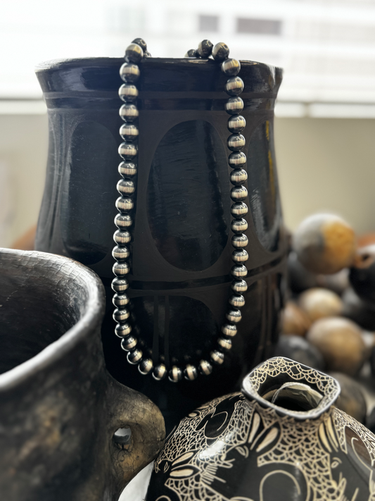 Sterling Pearls - Sterling Silver Necklace - 10MM - 22" Length