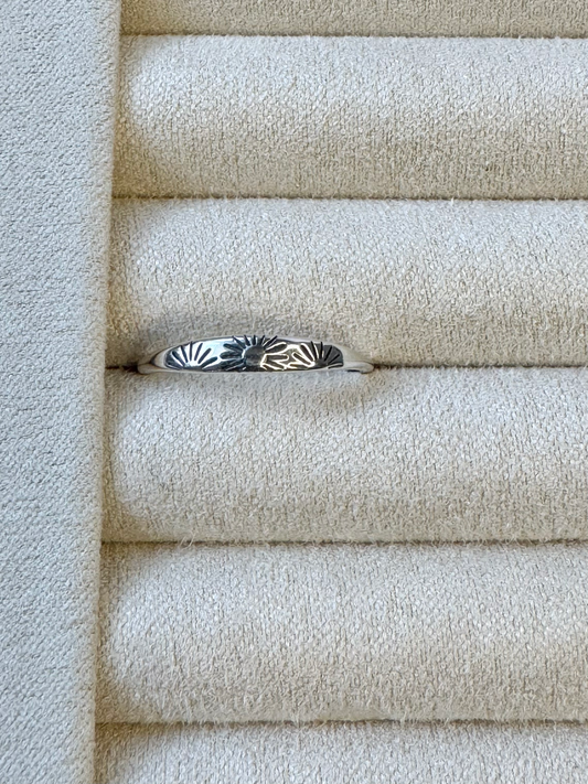 Sun Plain Ring - Sterling Silver