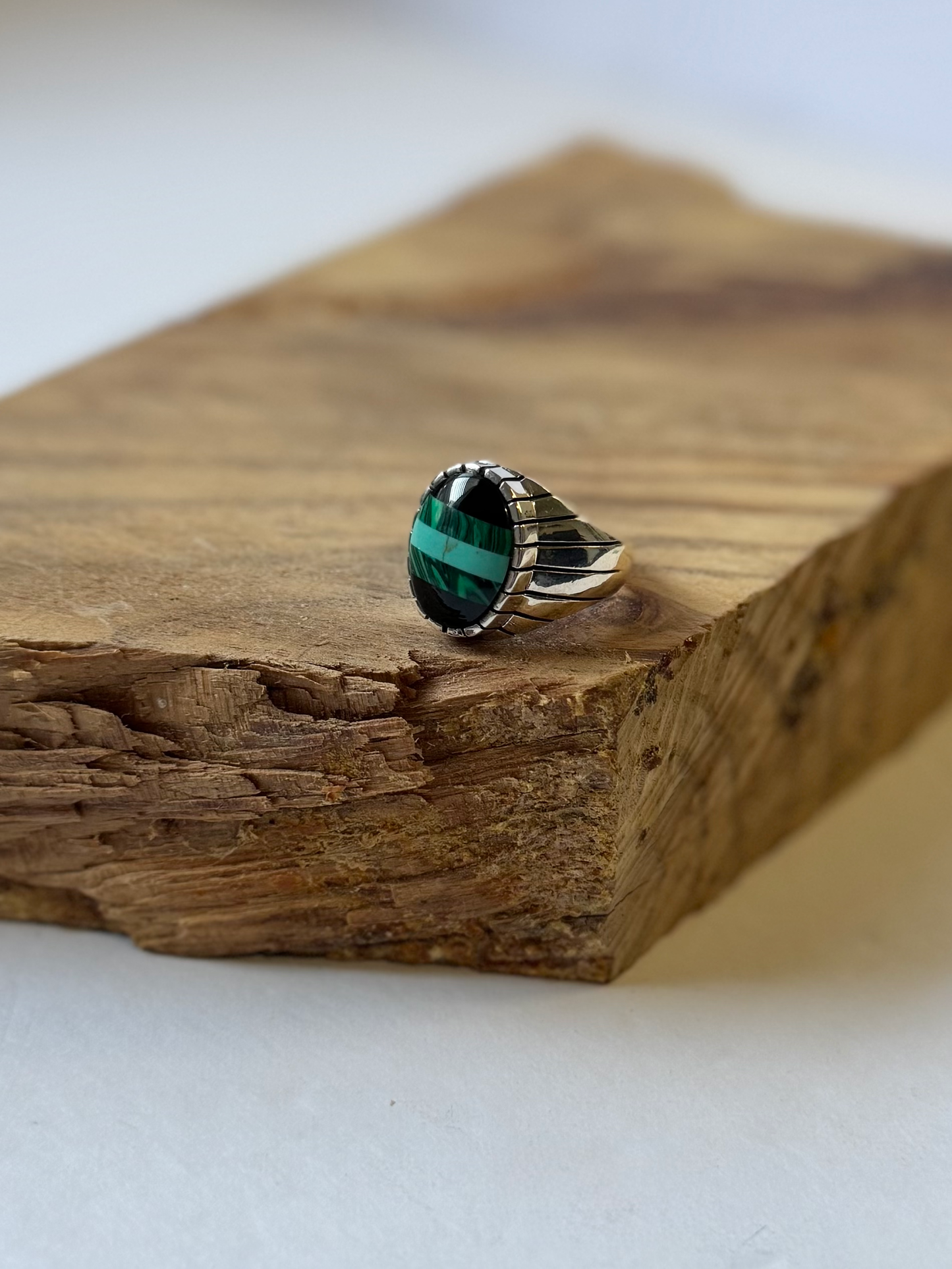Multi Color Stone Ring - Sterling Silver