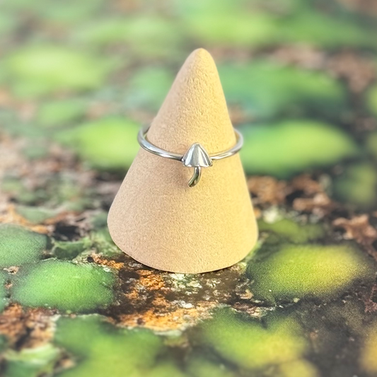 Mushroom Ring - Sterling Silver