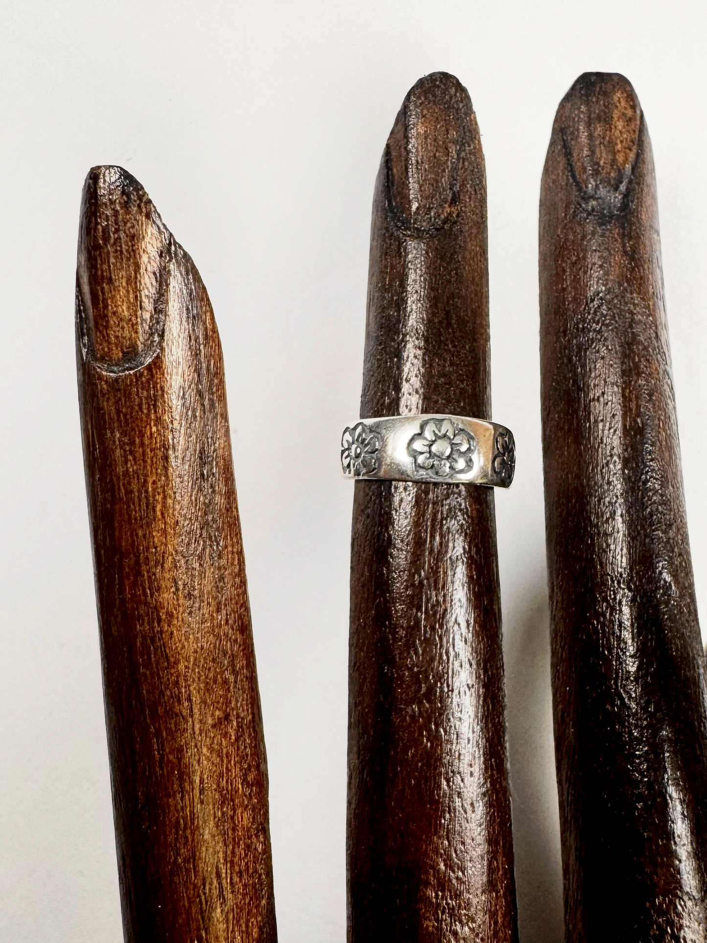 Flower Power Toe Ring - Sterling Silver - Size Adjustable