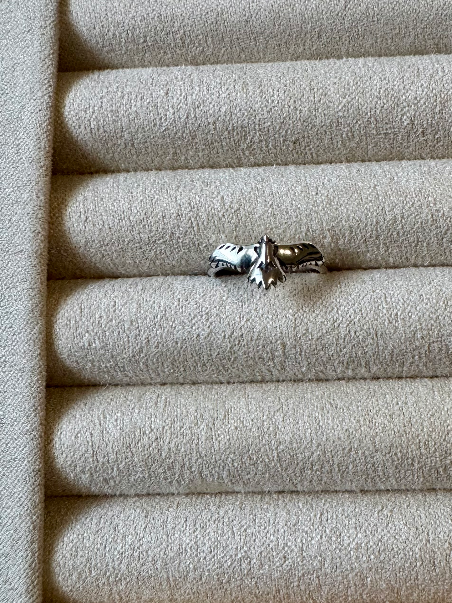 Bird Toe Ring - Sterling Silver